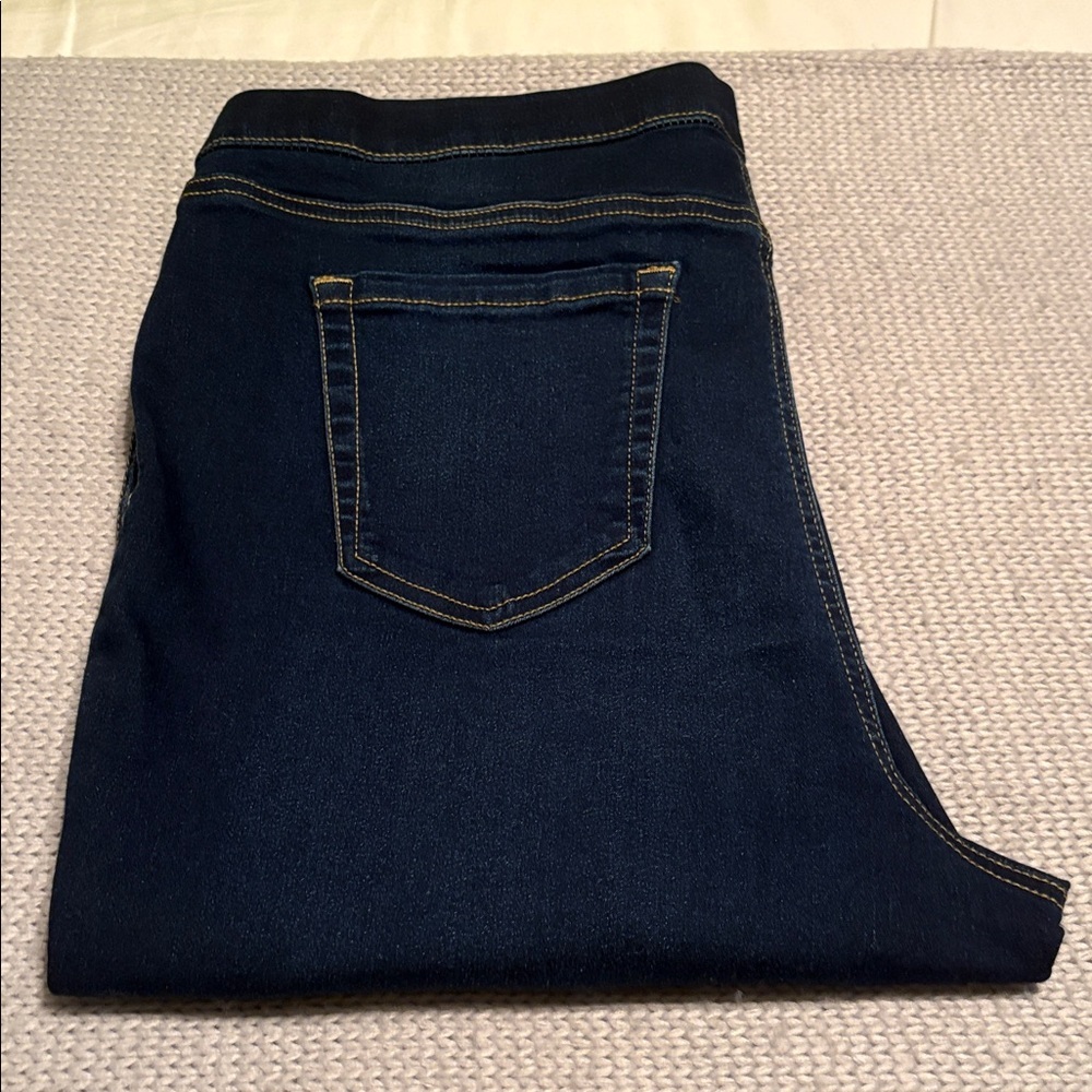 Style & Co Women's Dark Blue Stretch Jeggings Jeans Size XL pre owned - Picture 11 of 11